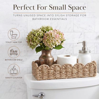 Seagrass Wicker Bathroom Tray