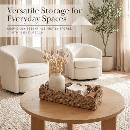 Seagrass Wicker Bathroom Tray