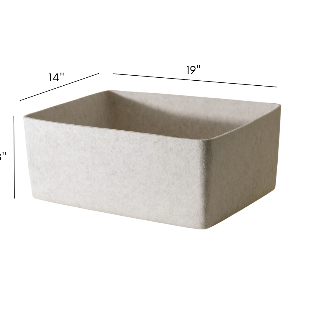 The Sculpted Bin - XL with Lid