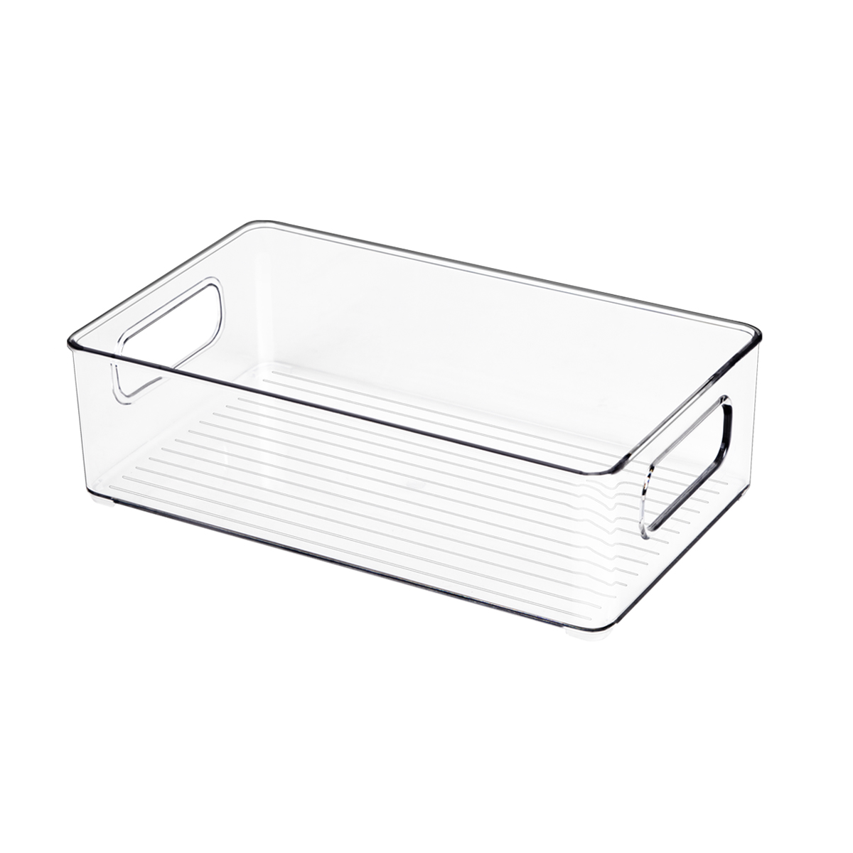 Clear Fridge and Pantry Storage Bins