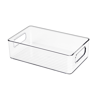 Clear Fridge and Pantry Storage Bins