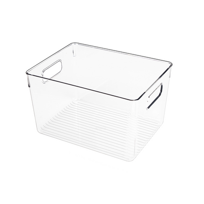 Clear Fridge and Pantry Storage Bins