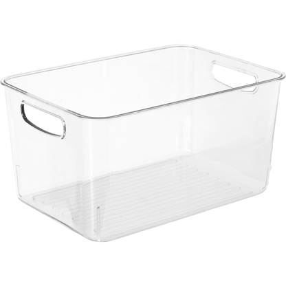 Clear Fridge and Pantry Storage Bins