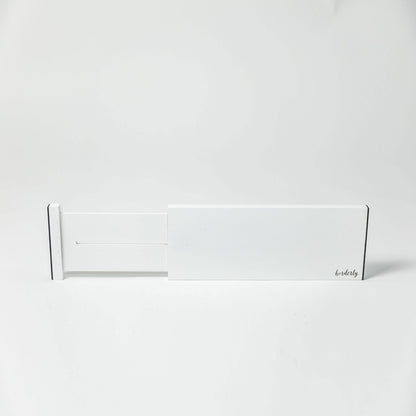 Bamboo Expandable Drawer Dividers – White