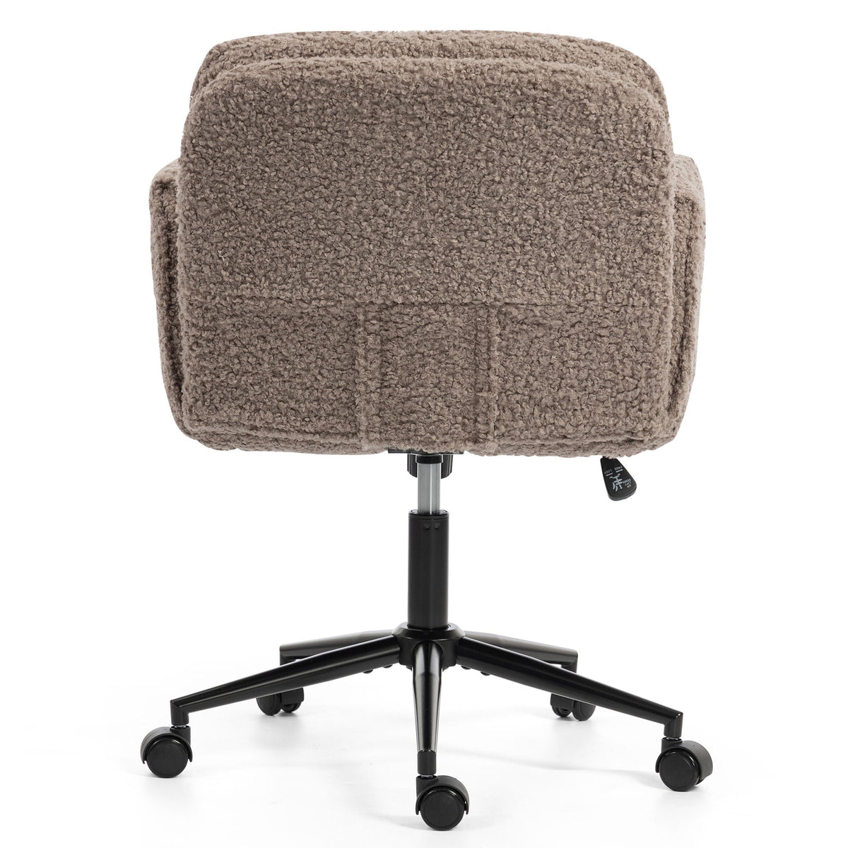 Criss Cross Swivel Desk Chair With Adjustable Armrests &amp; Wheels For Home Office