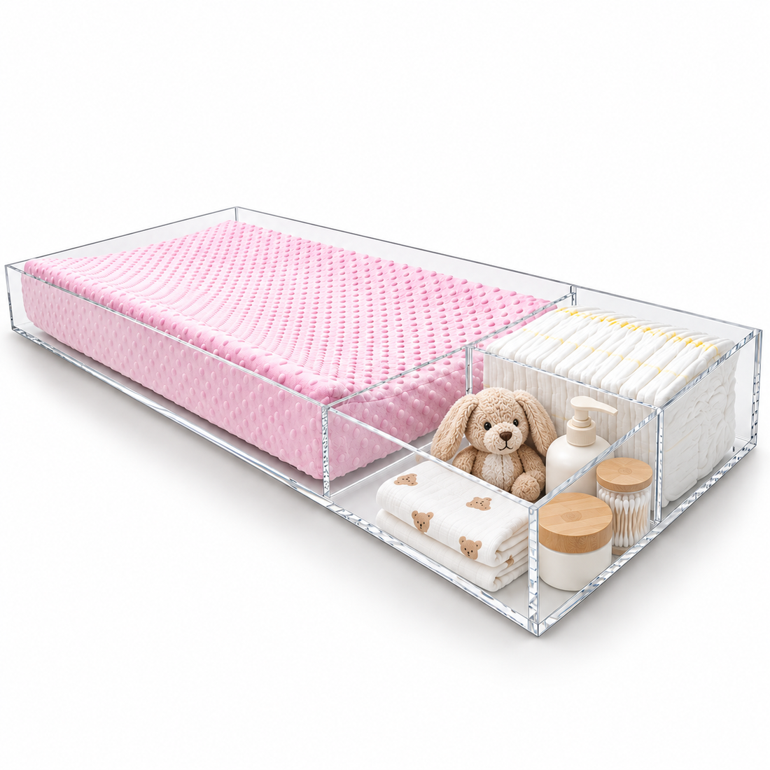 Acrylic Diaper Changing Tray 8mm