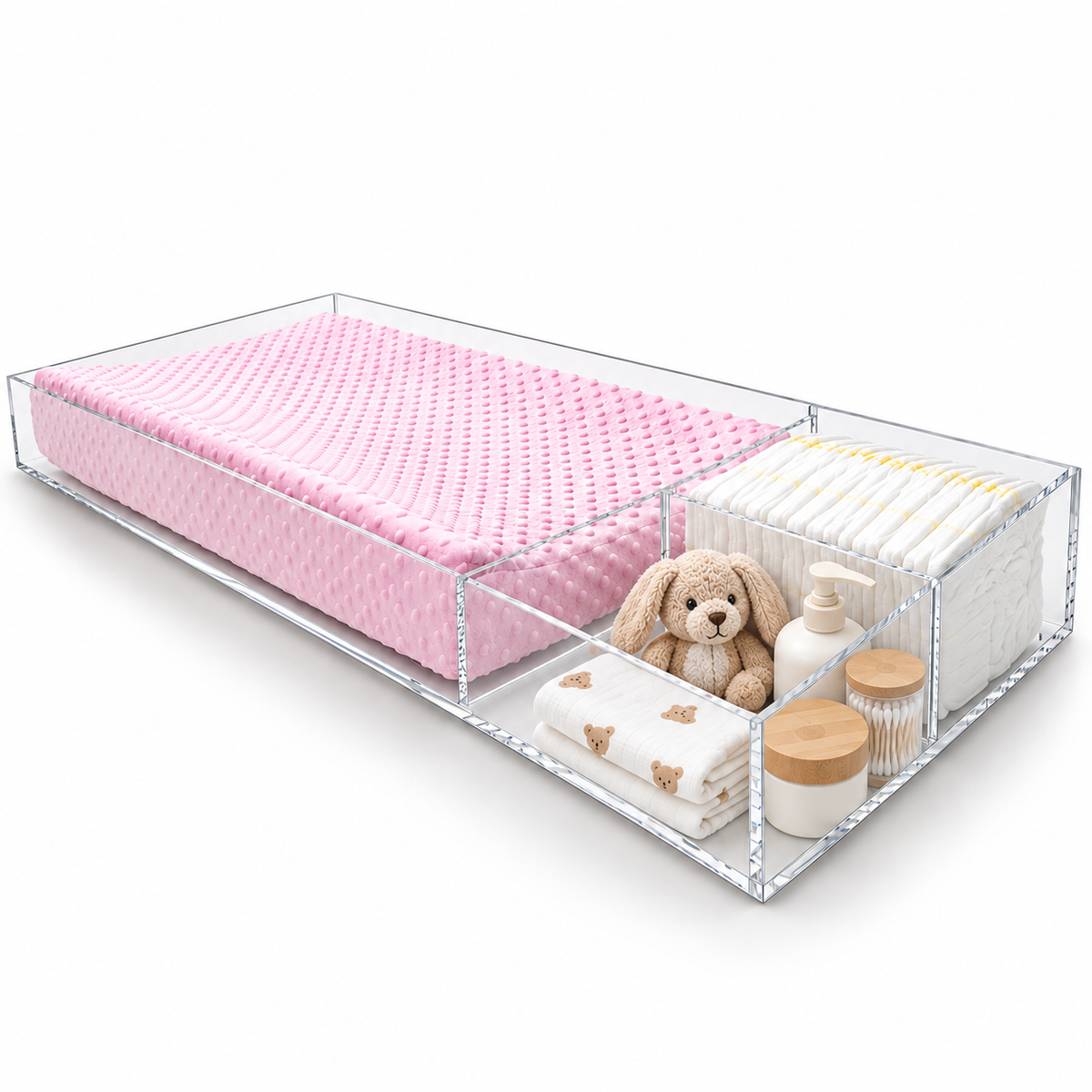 Acrylic Diaper Changing Tray 8mm