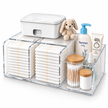 Acrylic Diaper Caddy