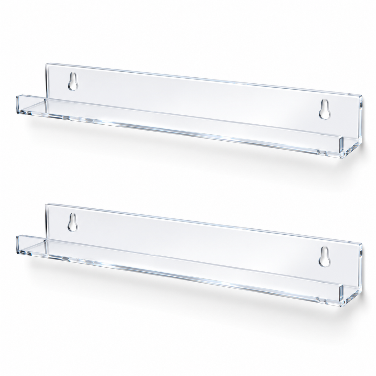 Acrylic Floating Shelving 2pk