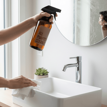 All Purpose Cleaner Glass Amber Bottle 500ml - Savvy &amp; Sorted