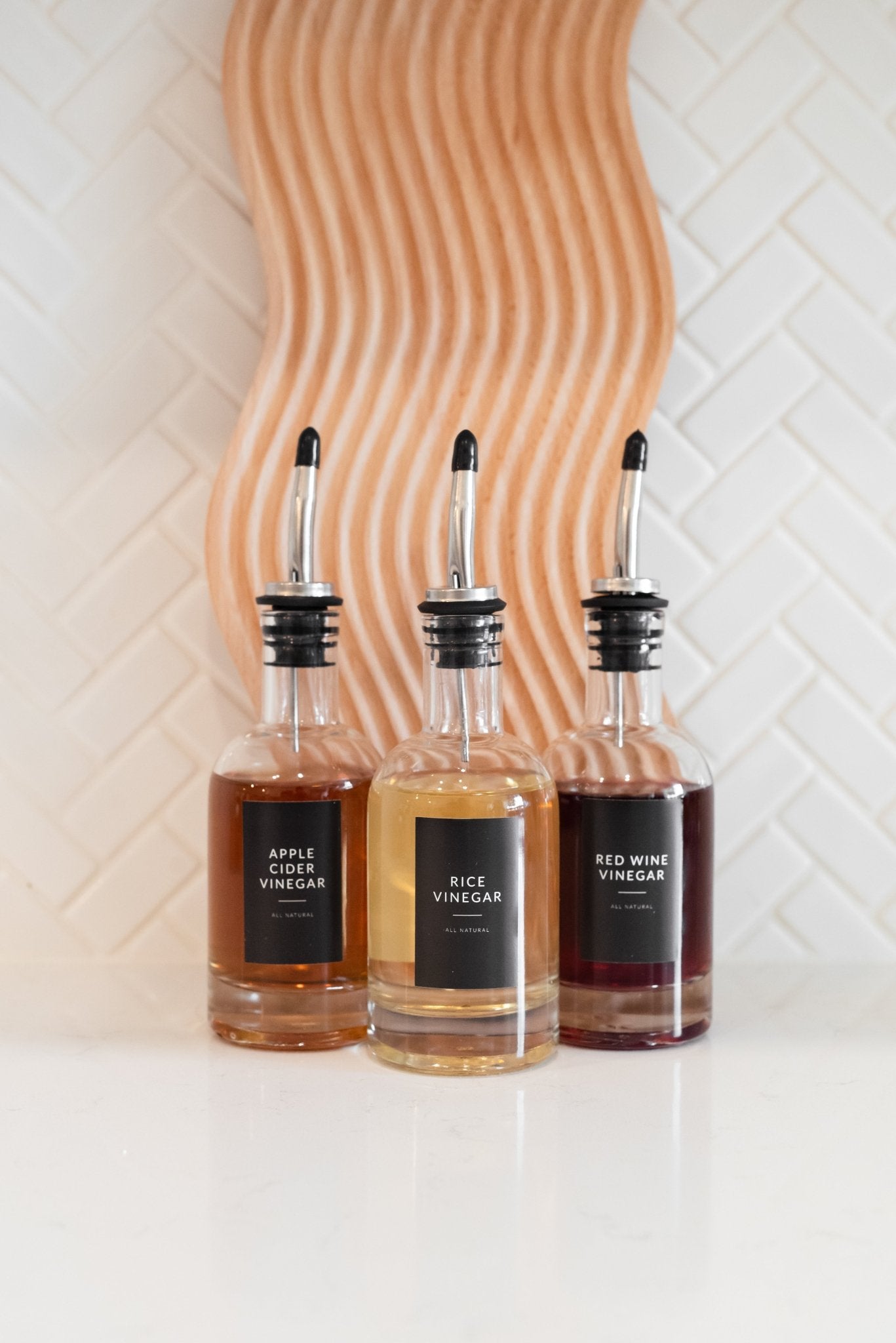 Black Minimalist Oil Labels - Savvy &amp; Sorted