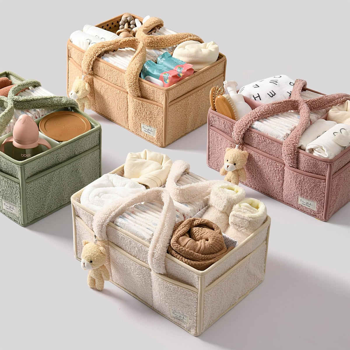 Diaper Caddy Organizer For Changing Table