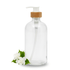 Clear Glass Bottle with Pump Dispenser 500ml - Savvy & Sorted