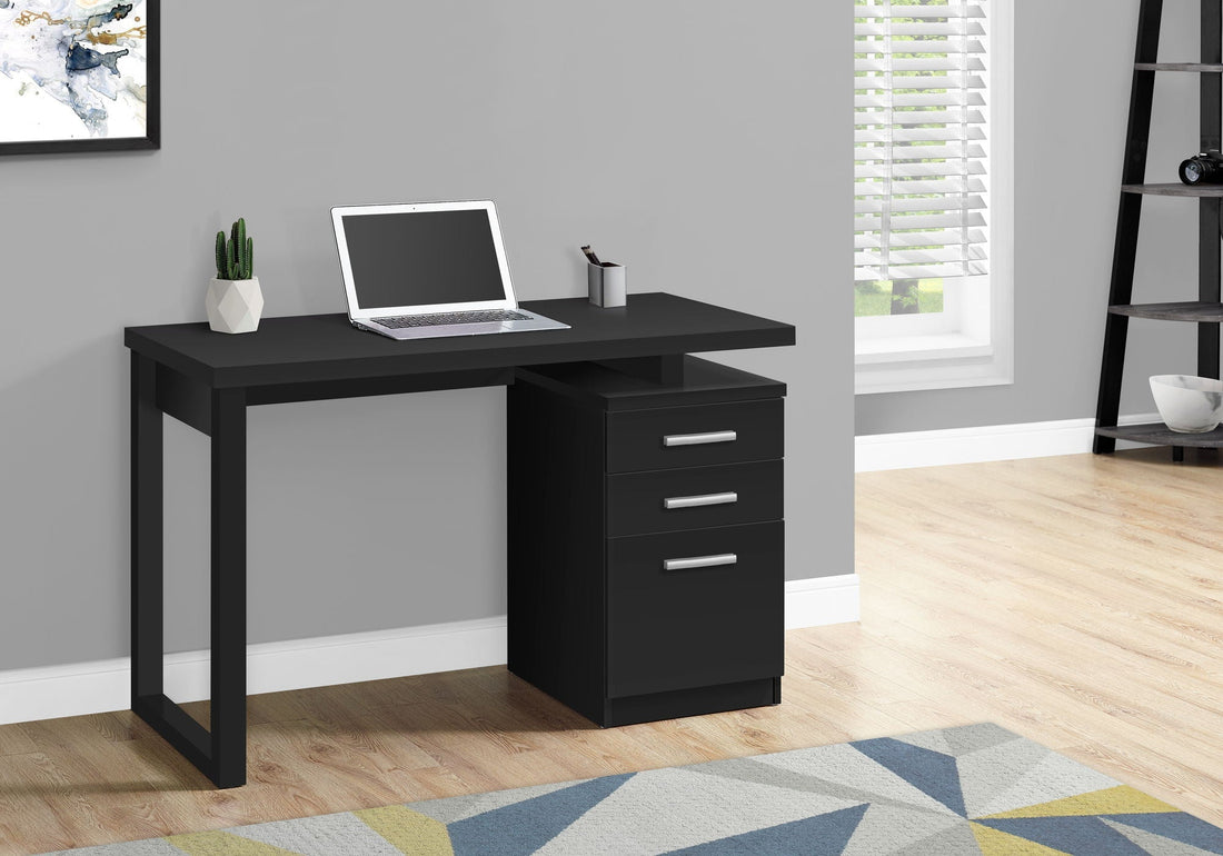 Computer Desk for Home Office Laptop with Reversible Storage Drawers – image 2