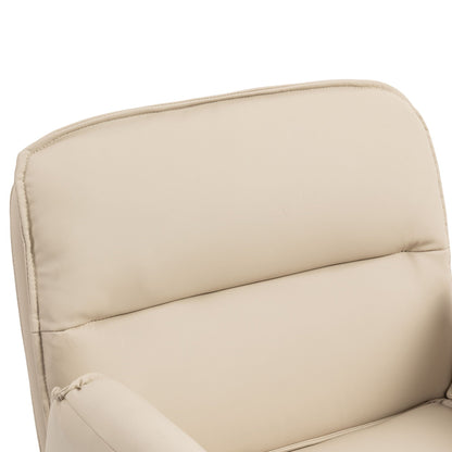 Criss Cross Swivel Desk Chair With Adjustable Armrests &amp; Wheels For Home Office