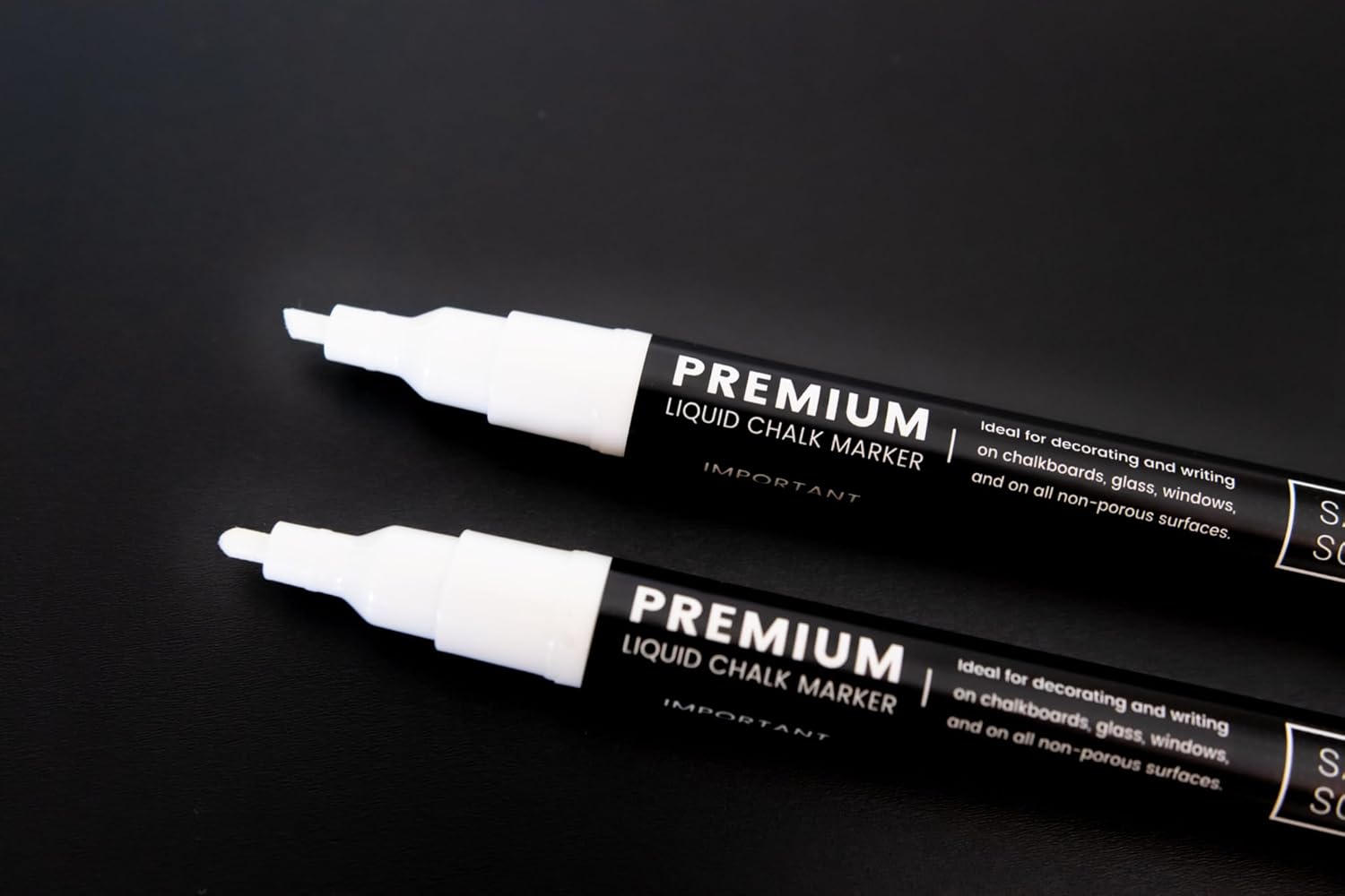 Fine Tip White Chalk Markers - 3mm - Savvy &amp; Sorted