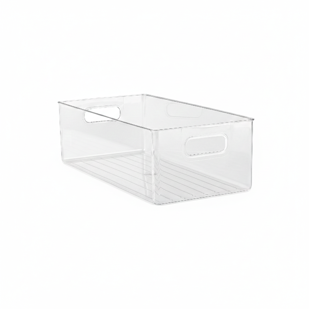 Clear Fridge and Pantry Storage Bins