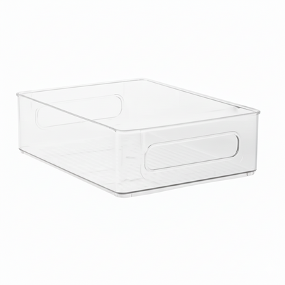 Clear Fridge and Pantry Storage Bins