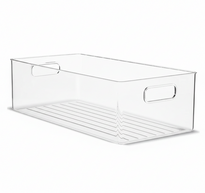 Clear Fridge and Pantry Storage Bins