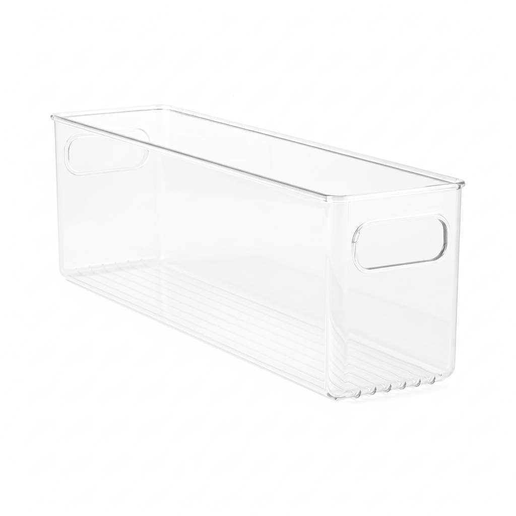 Clear Fridge and Pantry Storage Bins