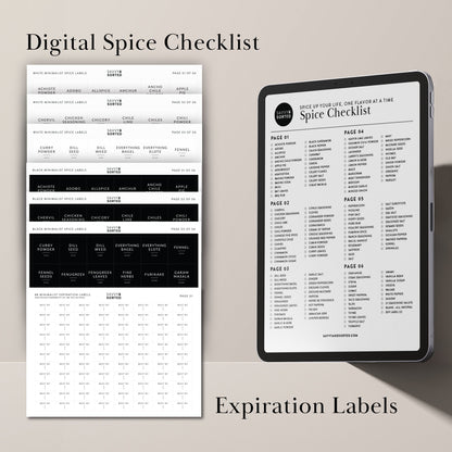 Glass Spice Jars with Black Plastic Lids - 24 PACK - Savvy &amp; Sorted