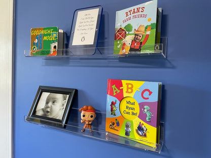 LELLOBABY™ - (Set of 2) Acrylic Floating Shelving