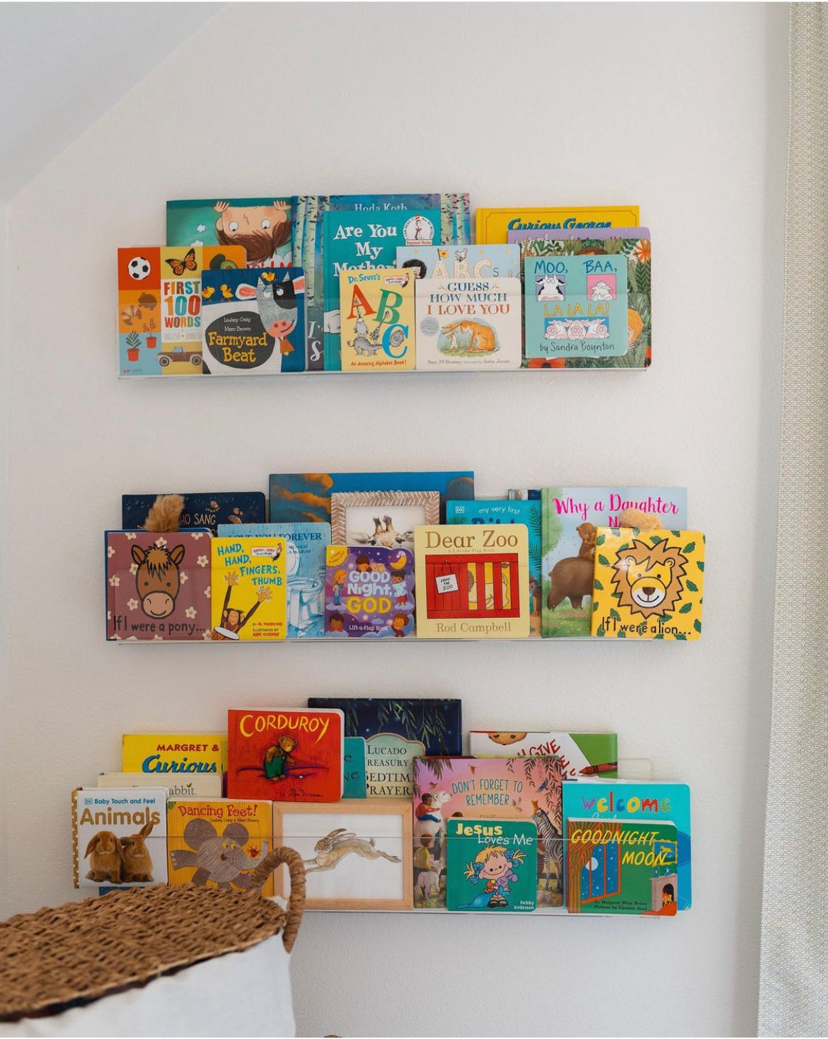 LELLOBABY™ - (Set of 2) Acrylic Floating Shelving
