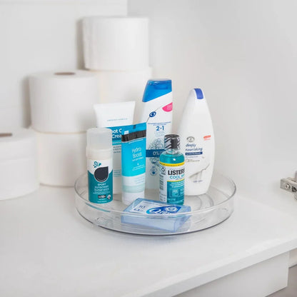 Clear Lazy Susan Turntable Rotates 360°