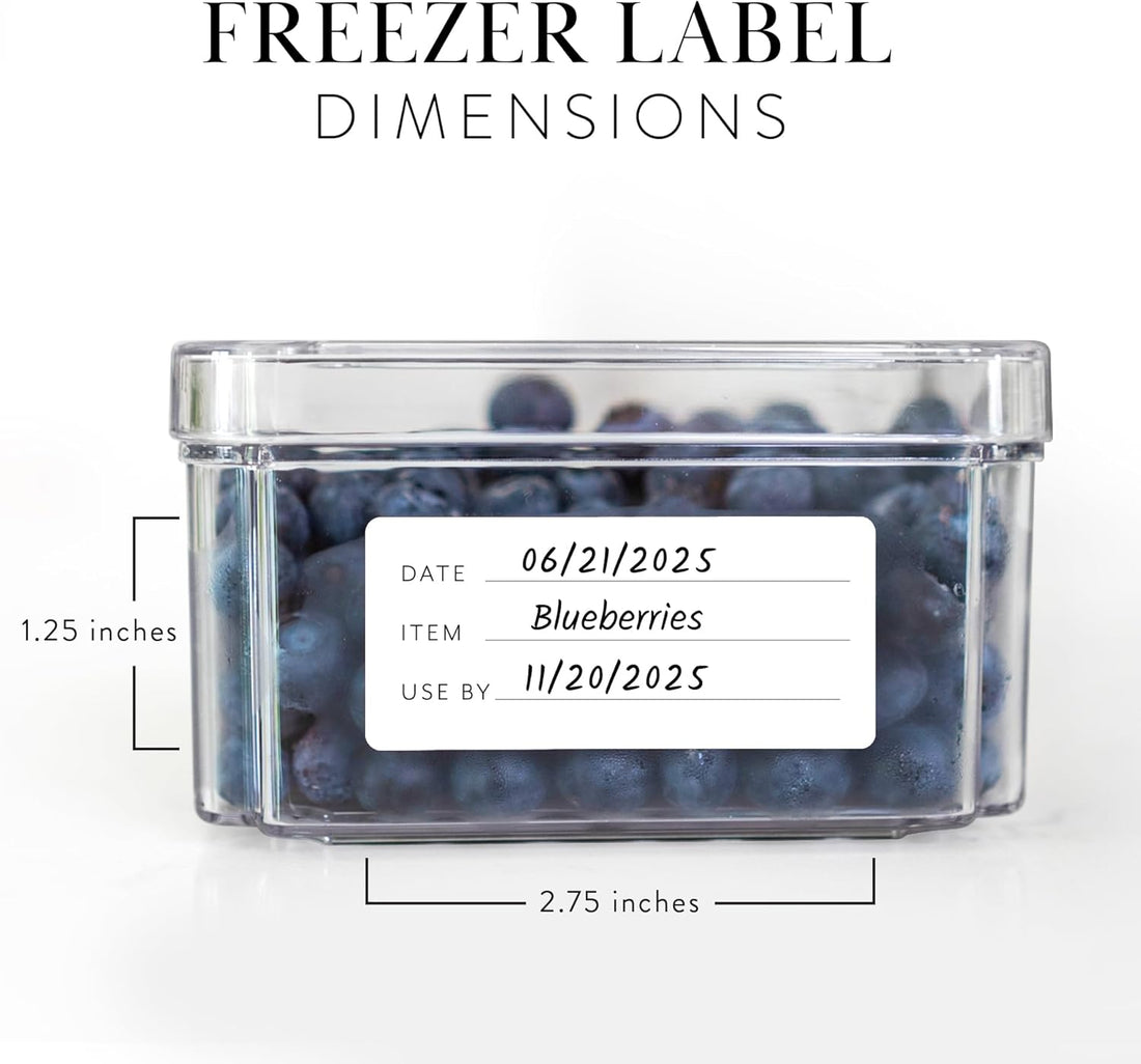 Meal Prep and Freezer Food Labels - Savvy &amp; Sorted