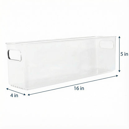 Clear Fridge and Pantry Storage Bins