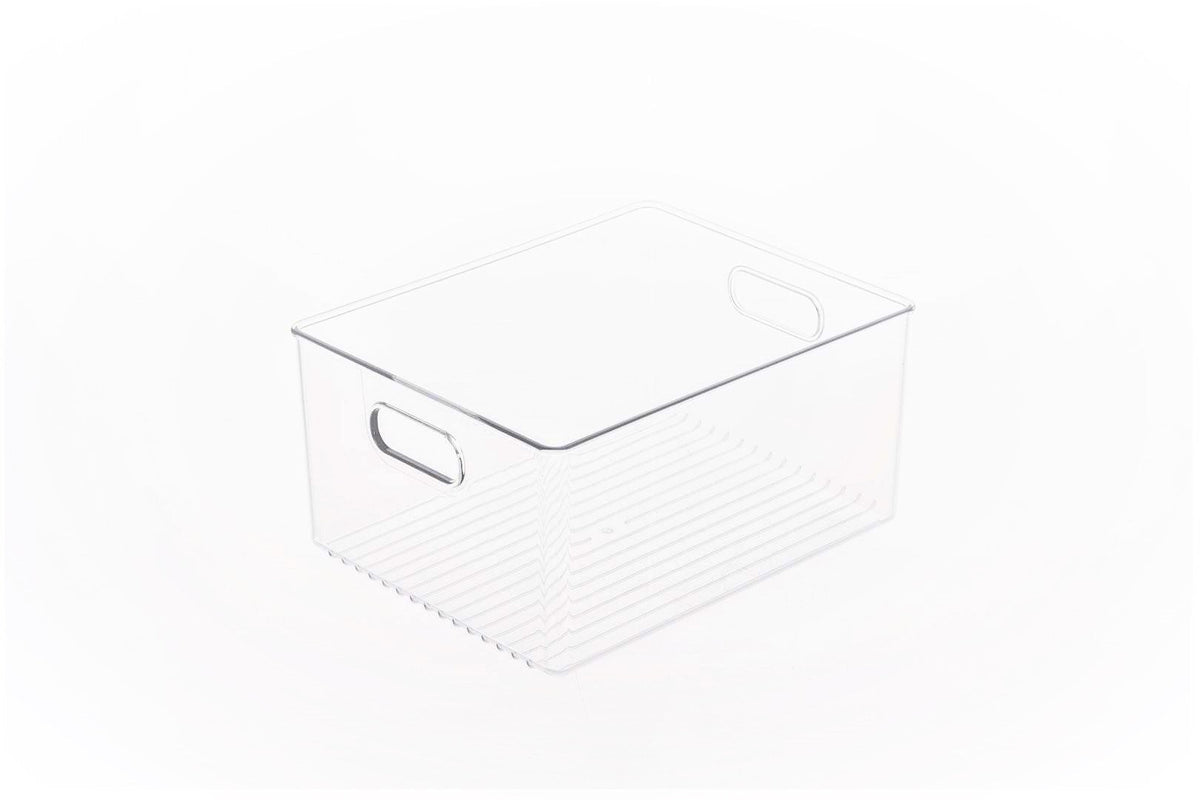 Clear Fridge and Pantry Storage Bins