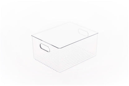 Clear Fridge and Pantry Storage Bins