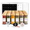 Round Spice Jars with Labels - 24 PACK