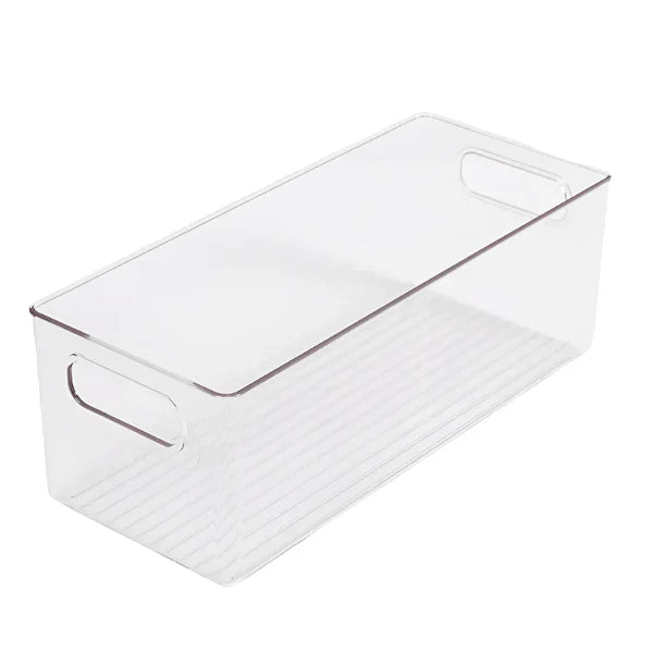 Clear Fridge and Pantry Storage Bins