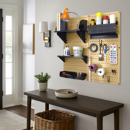 Craft &amp; Hobby Pegboard Organizer Kit - Pegboard With Accessories