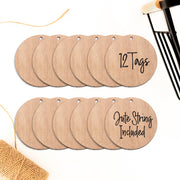Wood Tags with Jute String - Savvy & Sorted