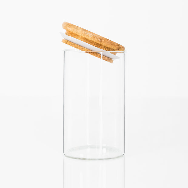 Single Natural Bamboo Spice Jar